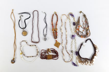 12 Bohemian Costume Necklaces