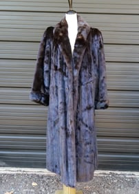 Vintage Full Length Mink Fur Coat