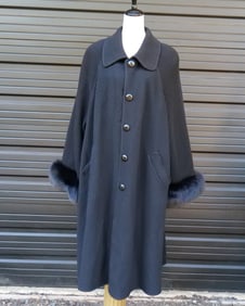 Vintage Stizzoli Coat with Fur Accents