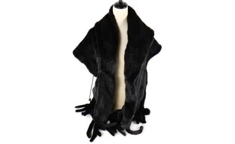 Vintage Pologeorgis Mink Shawl