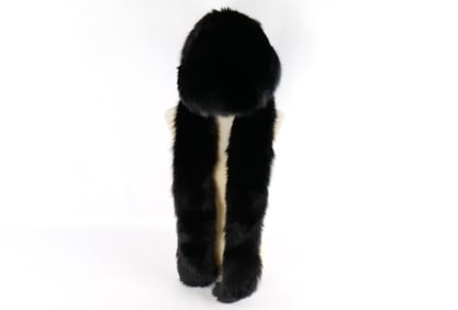 Vintage Fox Fur Hat and Scarf