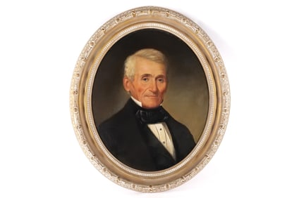 20th Century Oil on Canvas - Portrait of Gentleman