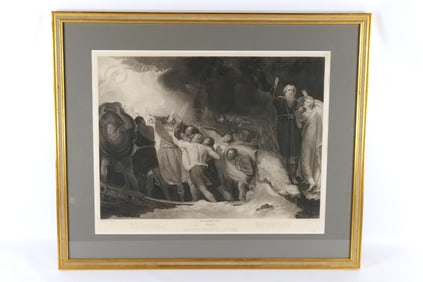 Framed Engraving "Shakespeare Tempest"