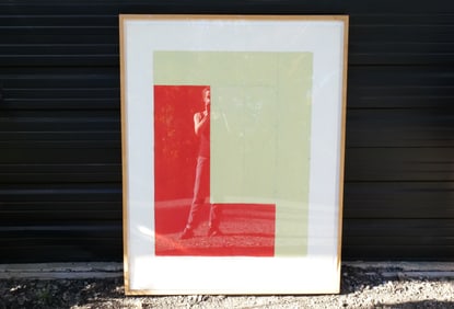 Oil on Paper by Stuart Shedletsky "Lime Force"