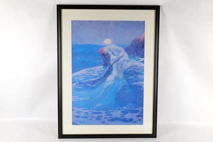 Framed Print "The Mermaid" by Howard Pyle