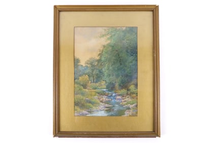 19th Century Watercolor on Paper - Landscape