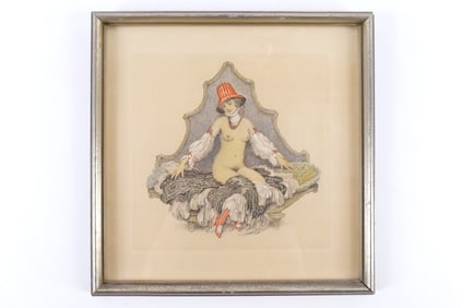 Framed Engraving by Hanns Pellar