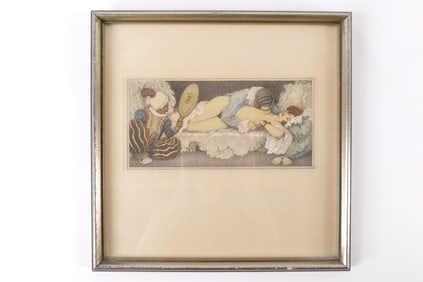 Framed Engraving by Hanns Pellar