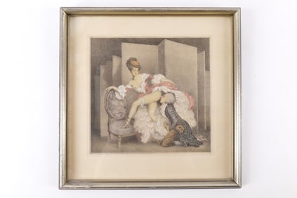 Framed Engraving by Hanns Pellar