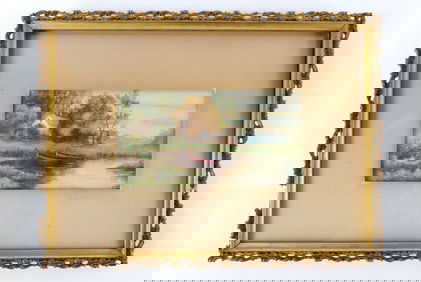 19th Century Watercolor on Paper - Landscape