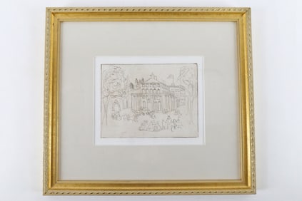 Framed Etching by Raoul Duffy