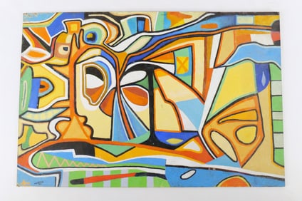 Oil on Board by Louis Agostini