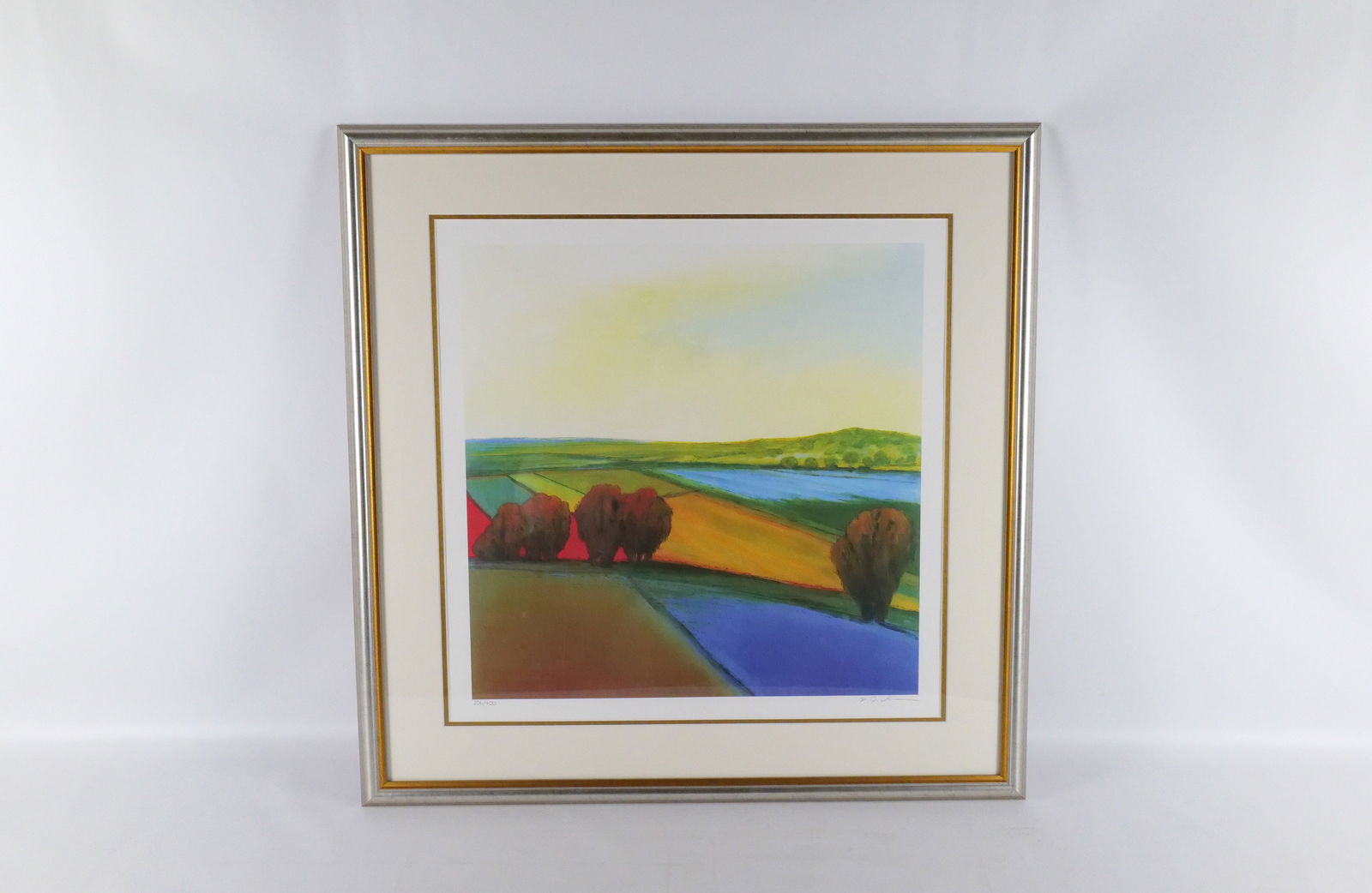 Lithograph by Don Bradshaw: Lithograph by Don Bradshaw entitled "Late Morning View" signed lower right and numbered lower left 206/400, comes with the COA from Princess Fine Arts. Measures 30 inches tall by 30 inches long. Don B