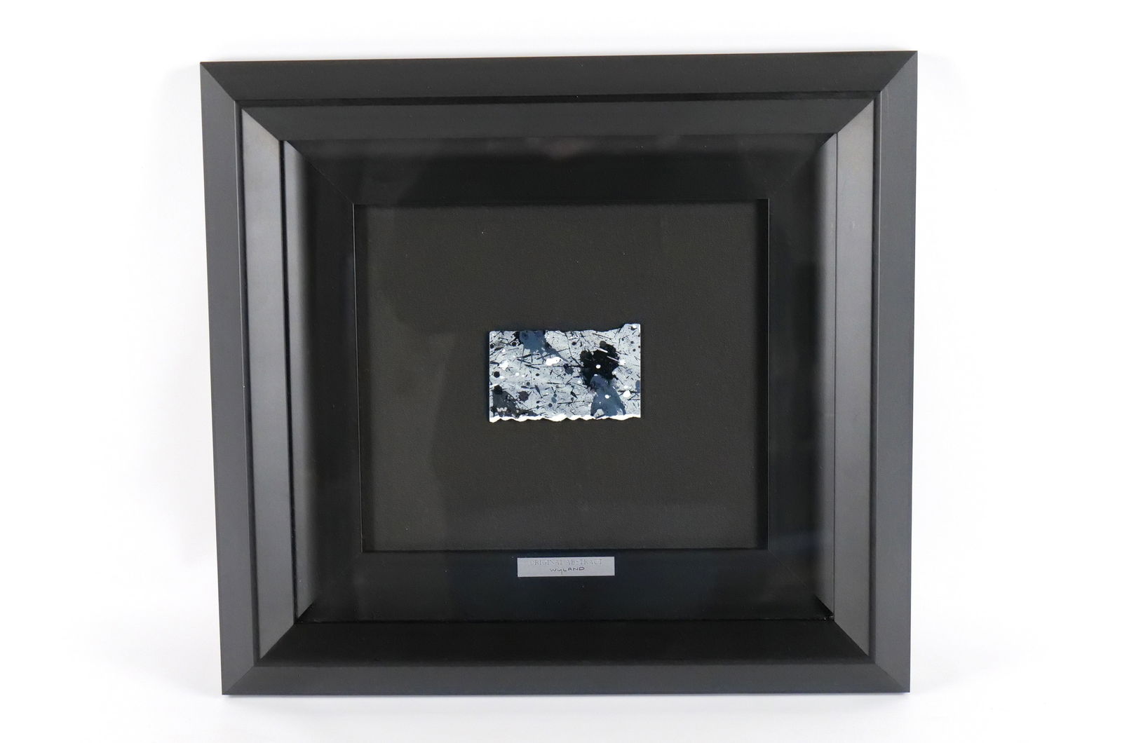 Watercolor by Wyland: Watercolor by Wyland (1956-), miniature abstract WMA-702 comes with COA from Princess Fine Arts. Measures 16.5 inches tall by 18 inches long. Image is 2 inches tall by 3 inches long. Robert Wyland, kn