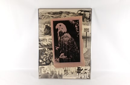 Silkscreen Poster by Robert Rauschenberg