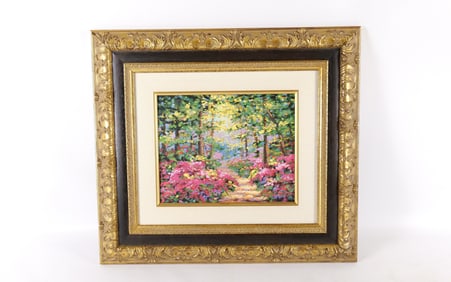 Serigraph on Canvas by Schaefer Miles