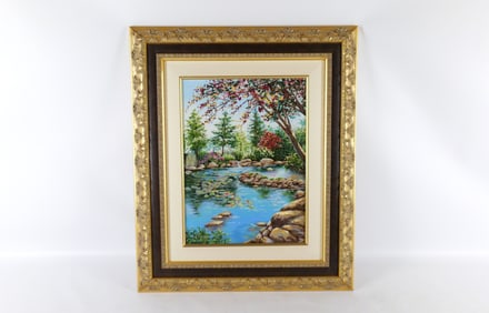 Serigraph on Canvas by Schaefer Miles