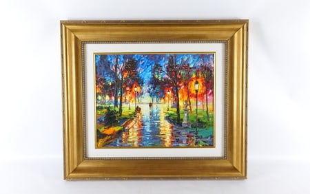 Giclee on Canvas Embellished by Daniel Wall