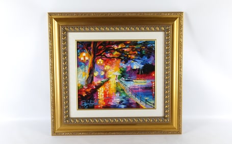 Giclee on Canvas Embellished by Daniel Wall