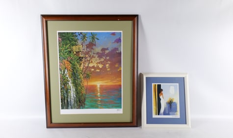 Lot of 2 Serigraphs