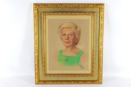 Pastel Portrait by Rossen