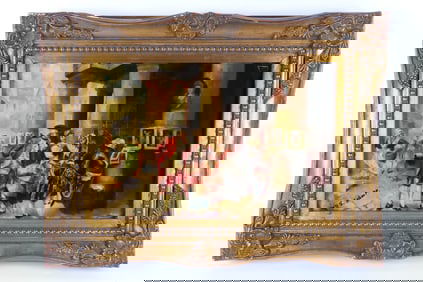 Mixed Media on Wood Panel