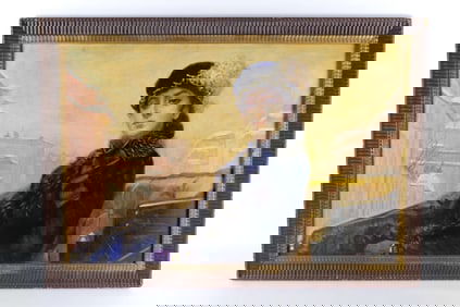 Serigraph on Canvas with hand painted accents