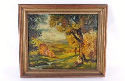 Oil on Canvas Impressionist Painting