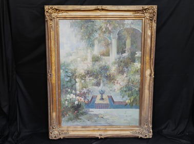 Oversized Oil on Canvas by Latte