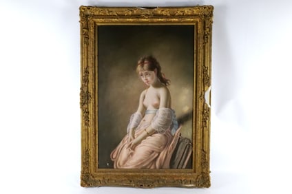 Serigraph on Canvas with hand painted accents