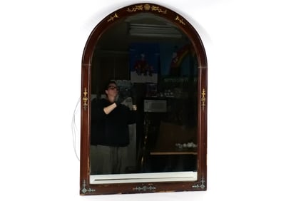 French Satinwood Mirror