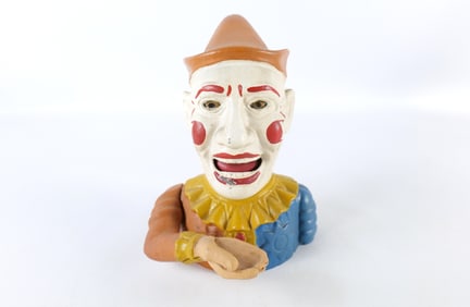 Cast Iron Reproduction Mechanical Humpty Dumpy Bank