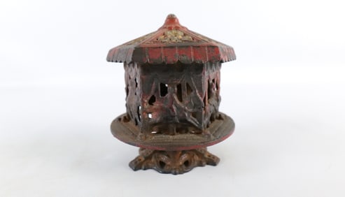 Antique Carousel Cast Iron Bank