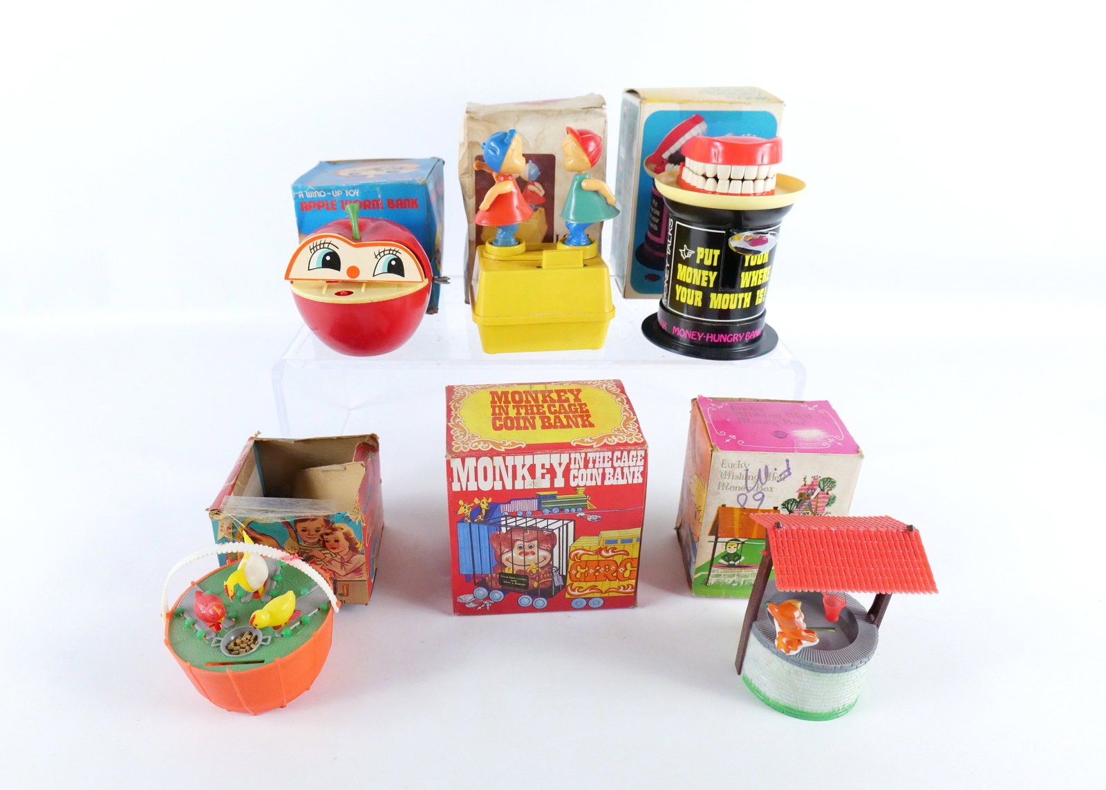 Lot of 6 Banks in Original Boxes (1 of 12)