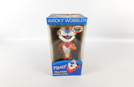Wacky Wobbler Tony the Tiger Talking Bobble-Bank