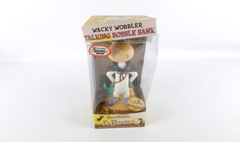 Wacky Wobbler Hanna-Barbera El Kabong Talking Bobble-Bank