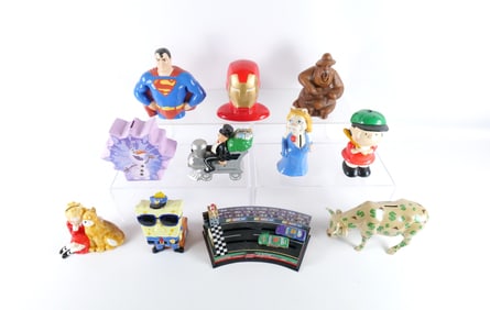 Lot of Mixed Pop Culture Banks