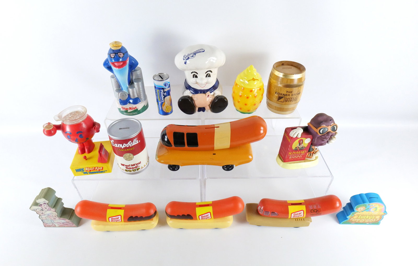 Lot of Food Advertising Novelty Banks (1 of 15)