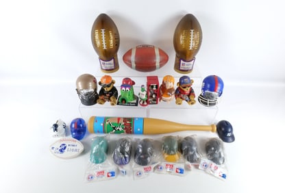 Lot of Plastic Sports Banks
