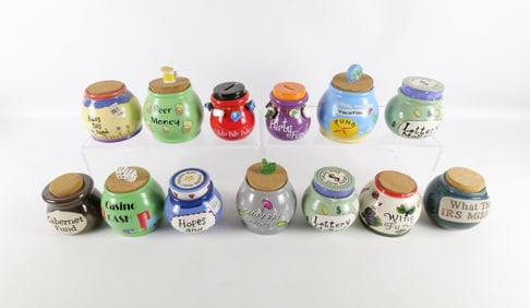 Lot of Ceramic Pot Banks