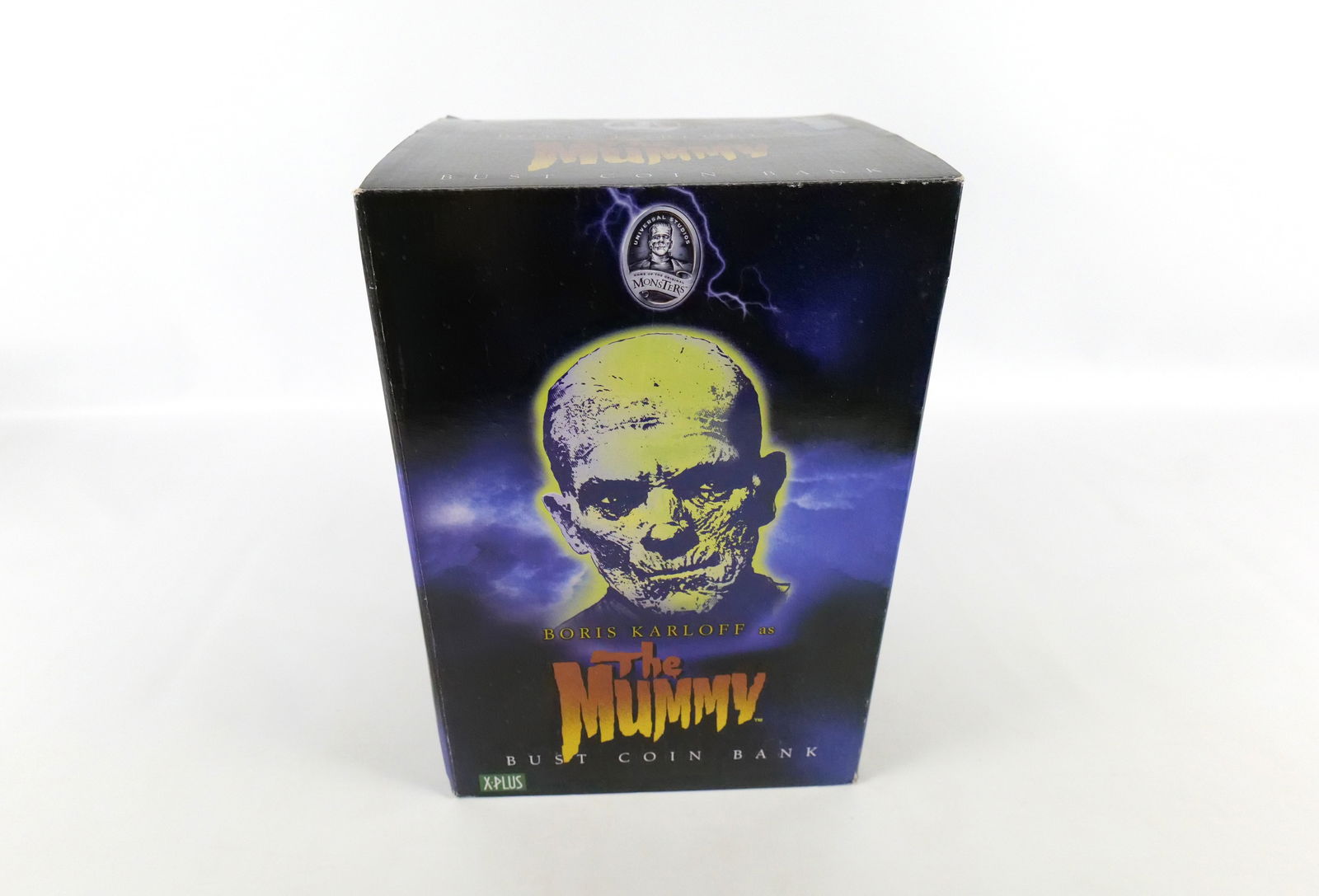 X Plus Boris Karloff as The Mummy Bust Coin Bank (1 of 8)