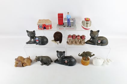 Lot of Assorted Novelty Banks