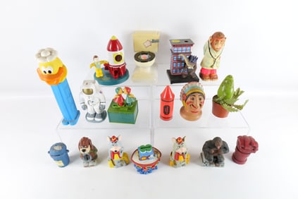 Lot of Assorted Novelty Banks