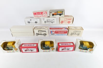 Lot of 15 Vehicle Banks - In Original Boxes