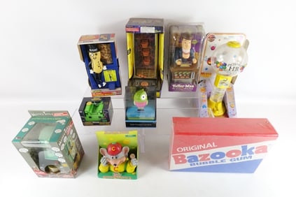 Lot of Novelty Banks in Original Packaging