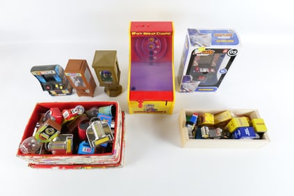 Lot of Arcade Style Games, Keychains, and Magnets