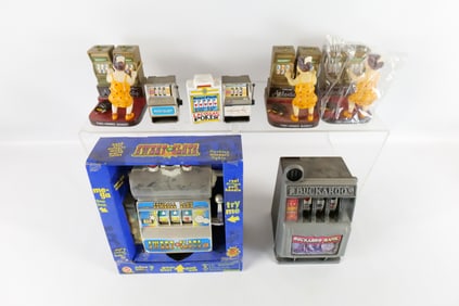 Group Lot of Novelty Slot Machine Banks