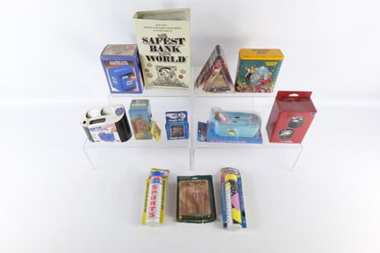 Lot of Loose and Boxed Coin Sorters and Banks