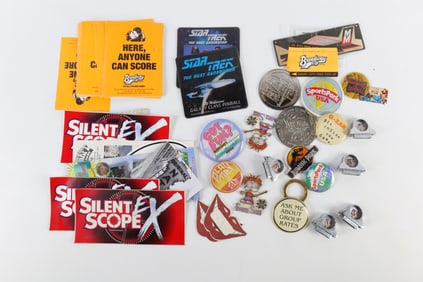 Group Lot of Advertising and Arcade Collectibles