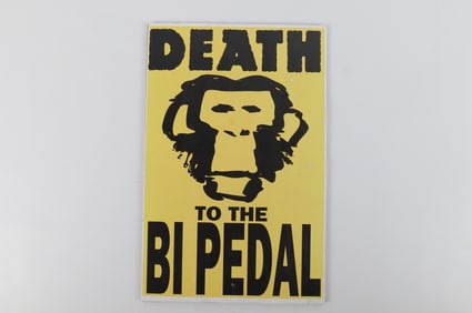 Death to the Bi Pedal Ape Promotional Display